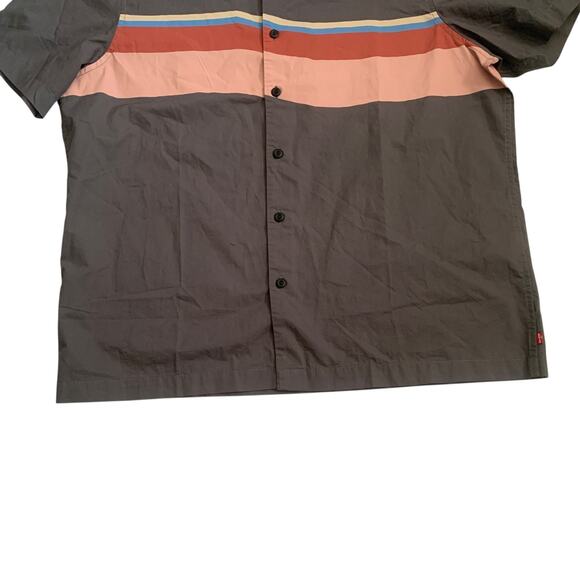 Levi's Men's Size L Woven Richmond Relaxed Fit Short Sleeve Button Up Shirt New - Picture 10 of 14